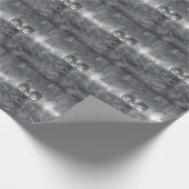 Papier Cadeau Symbole Zodiac Aries en acier argenté (Coin)