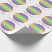 Papier Cadeau Symbole zodiaque Capricorne Dégradé stylé (Coin)