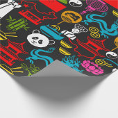 Papier Cadeau Symboles chinois