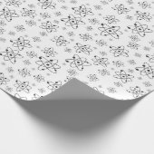 Papier Cadeau Symboles de chimie des sciences de l'air (Coin)