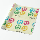 Papier Cadeau Symboles de paix (Déroulé)