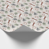 Papier Cadeau Symboles de Pâques (Coin)