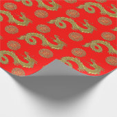 Papier Cadeau Symboles de prospérité des dragons chinois Votre c (Coin)