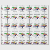 Papier Cadeau Symboles des avocats (Plat)