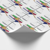 Papier Cadeau Symboles des avocats (Coin)