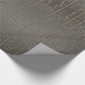 Papier Cadeau Symboles égyptiens d'écriture d'Egypte antique (Coin)