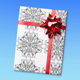 Papier Cadeau symétrie géométrique
