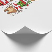 Papier Cadeau Sympathique Noël Dental Tooth Characters Fun Holid (Coin)