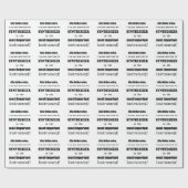 Papier Cadeau Synthétiseur Instrument le plus important (Plat)