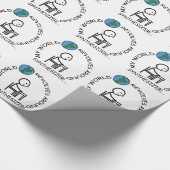 Papier Cadeau Synthétiseur - Le monde tourne autour (Coin)