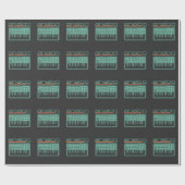 Papier Cadeau Synthétiseur modulaire Synthétiseur analogique aci (Plat)