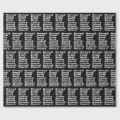 Papier Cadeau Système solaire (Plat)