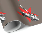 Papier Cadeau T-64 Char de combat principal (Coin rond)