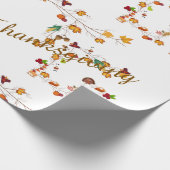 Papier Cadeau T & G - Enveloppeurs Cadeaux Thanksgiving (Coin)