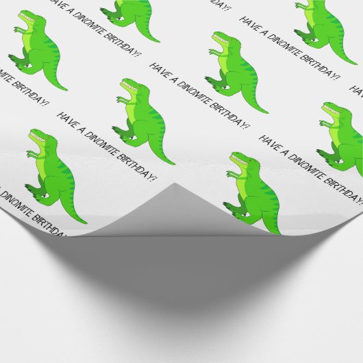 Papier Cadeau T-Rex Dinomite (Coin)