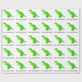 Papier Cadeau T-Rex Dinomite (Plat)