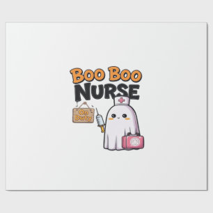 Papier Cadeau T-shirt classique Infirmière pour soigner Boo Boo