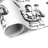 Papier Cadeau T-Shirt de boxe (Coin rond)