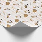 Papier Cadeau T-shirt Instruments de musique éthiopienne (Coin)