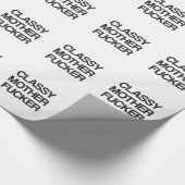 Papier Cadeau T-shirts offensif grossier drôle de Fu de mère (Coin)