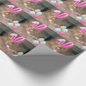 Papier Cadeau Tabby à Kitty Chat de Pâques (Coin)