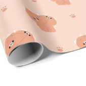 Papier Cadeau Tabby Cat Couple (Coin rond)