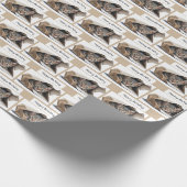 Papier Cadeau Tabby Chat d'anniversaire en sac en papier (Coin)