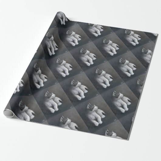 Papier Cadeau Tabby Kitten (Déroulé)