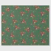 Papier Cadeau Table de billard de billard vintage (Plat)