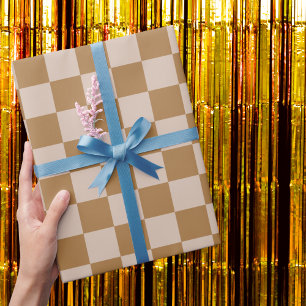 Papier Cadeau Tableau de bord Brown