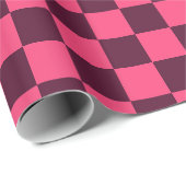 Papier Cadeau Tableau de bord violet et rose (Coin rond)