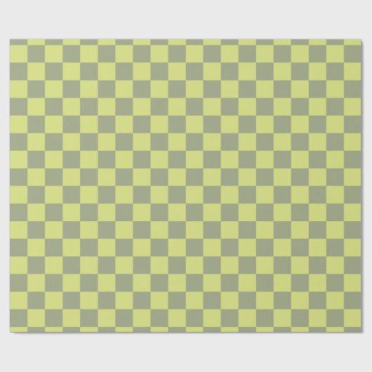 Papier Cadeau Tableau de contrôle jaune et vert (Plat)