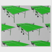 Papier Cadeau Tableau de ping-pong (Plat)