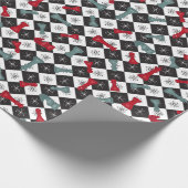 Papier Cadeau Tableau d'échecs rétro (Coin)