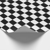 Papier Cadeau Tableau noir et blanc (Coin)