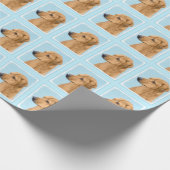 Papier Cadeau Tableau Rhodesian Ridgeback - Art Chien original (Coin)