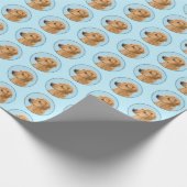 Papier Cadeau Tableau Rhodesian Ridgeback - Art Chien original (Coin)