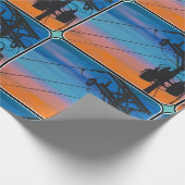 Papier Cadeau Tableau 'Sunset Hum' (Coin)
