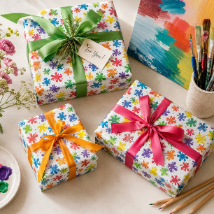 Papier Cadeau Tache de peinture