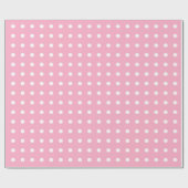 Papier Cadeau Tache rose (Plat)
