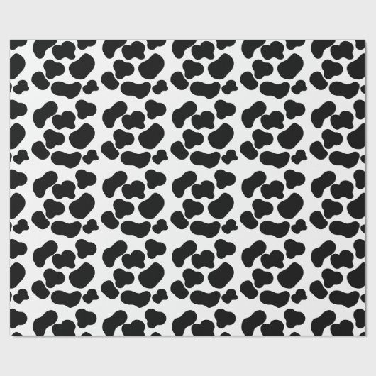 Papier Cadeau Taches de dalmatien (Plat)