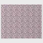 Papier Cadeau Taches léopards de couleur pastel (Plat)