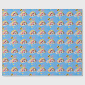 Papier Cadeau taco cat emoji (Plat)