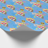 Papier Cadeau taco cat emoji (Coin)