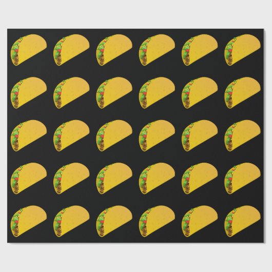 PAPIER CADEAU TACO TACOS FUNNY WRAPPER PAPIER (Plat)