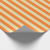 Papier Cadeau Tailles beige et orange (Coin)