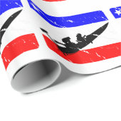 Papier Cadeau TALENT d'Entrave-Bateau de liberté (Coin rond)