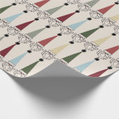 Papier Cadeau Tall Hat Santa Claus - Multi Color (Coin)