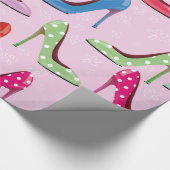 Papier Cadeau talons hauts motif (Coin)