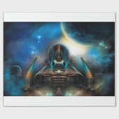 Papier Cadeau Tamalin 5 Science Fiction Fractal (Plat)